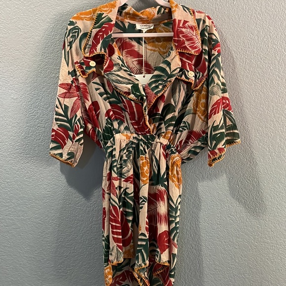 BNWT Chasing Unicorns I Can’t Explain Cotton Gauze Romper Sz Small 🦄 - Picture 5 of 10